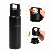 Рекламен двустенен термос с автоматично отваряне 750 ml - Рекламни бутилки 2