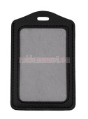 Рекламен вертикален кожен калъф за бадж 70x110 mm
