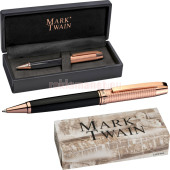 РЕКЛАМНА МЕТАЛНА ХИМИКАЛКА В КУТИЯ MARK TWAIN