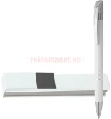 РЕКЛАМНА МЕТАЛНА ХИМИКАЛКА В КОЖЕНА КУТИЯ