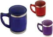 Рекламна термо чаша 3 цвята; 400ml; d8/h-11 см