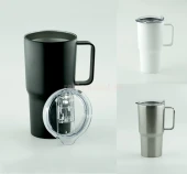 Рекламнa двустенна термо чаша подходяща за кола 500 ml 