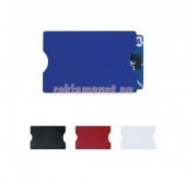 Рекламен калъф за кредитна карта с RFID защита, 90x61x5 mm