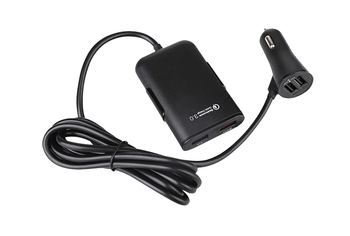 Рекламно USB зарядно за кола с бързо зареждане