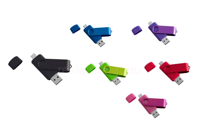 Рекламна 64GB USB флаш памет, USB и type-c