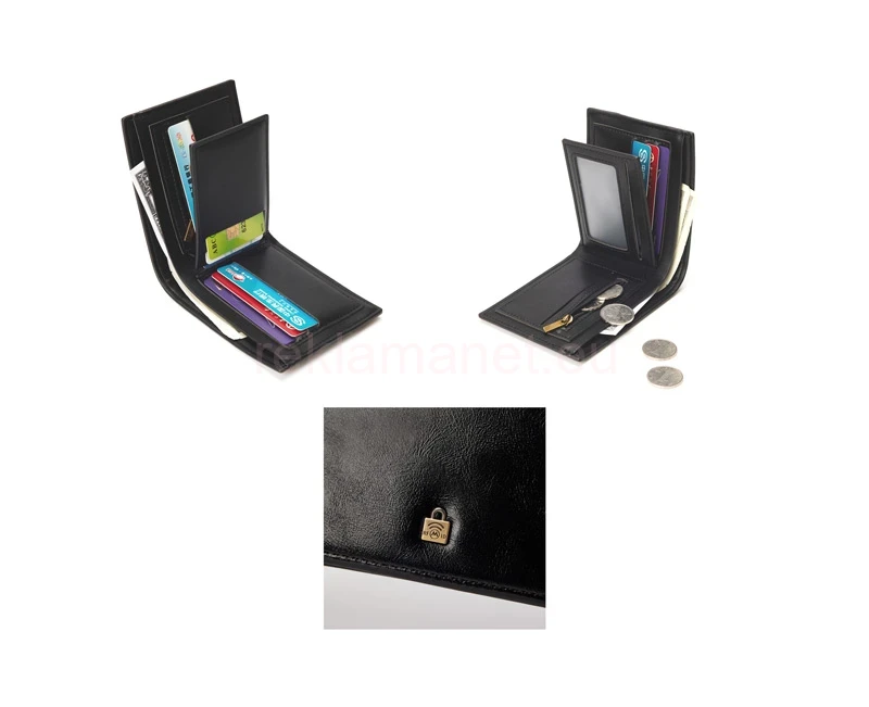 Рекламен портфейл с rfid защита и джобове за карти
