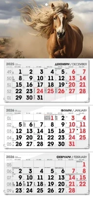 РАБОТЕН КАЛЕНДАР РК3Д МАКСИ