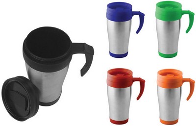 РЕКЛАМНА ТЕРМО ЧАША 5 ЦВЯТA; 400ML; D8/H-17 СМ
