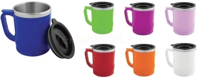 Рекламна термо чаша 7 цвятa; 400ml; d8/h-10.5 см