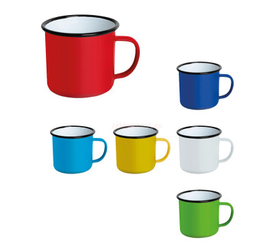 Рекламна емайлирана чаша /канче/, 350 ml
