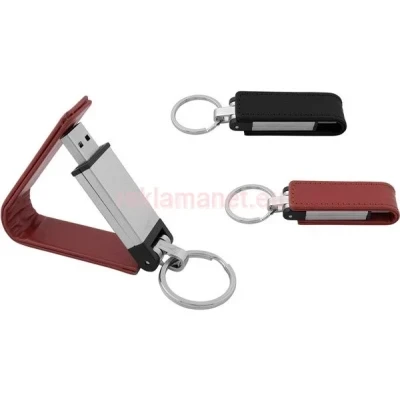 РЕКЛАМНА USB ФЛАШ ПАМЕТ 32GB МЕТАЛ И КОЖА