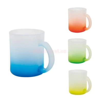 Рекламна цветна чаша frost за сублимация, 300 ml