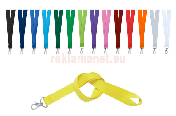 РЕКЛАМНА ВРЪЗКА ЗА БАДЖ, 11 ЦВЯТА, 2/80 СМ